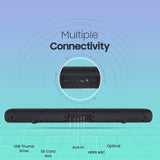 Croma 240W Bluetooth Soundbar with Remote (Rich Bass, 2.1 Channel, Black) (OPENBOX)