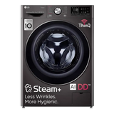 LG 10.5/7 kg 5 Star Inverter Fully Automatic Front Load Washer Dryer (FHD1057STB.ABLPEIL, In-Built Heater, Black VCM)-OPEN BOX