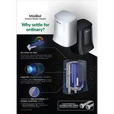 AO Smith MiniBot 3 Litre 5 Star Vertical Instant Geyser with Cutting Edge Technology (White)-OPEN BOX