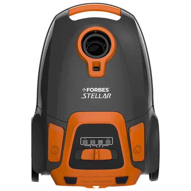 EUREKA FORBES Stellar 1600W Dry Vacuum Cleaner with Suction & Blower Function (LED Vario Power, Orange & Black)