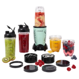 Croma Nutri 450 Watt 5 Jars Blender (21500 RPM, Overload Protection, Teal Green) - OPEN BOX