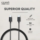 Croma Type-C Cable (model CRSTPURCBA040601)