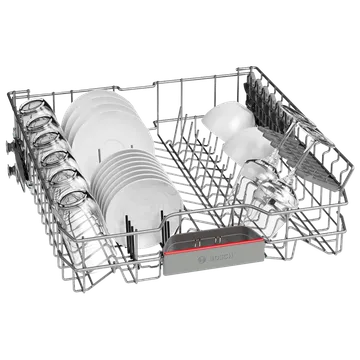 BOSCH Series 6 14 Place Settings Free Standing Dishwasher with Triple Rackmatic System (Silver Inox)