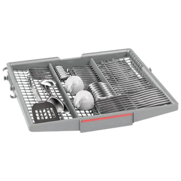 BOSCH Series 6 14 Place Settings Free Standing Dishwasher with Triple Rackmatic System (Silver Inox)