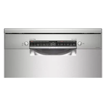BOSCH Series 6 14 Place Settings Free Standing Dishwasher with Triple Rackmatic System (Silver Inox)