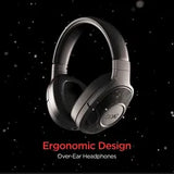 boAt Rockerz 550 Bluetooth Headphone without Mic (Dual Connectivity, Over Ear, Black)