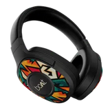 boAt Rockerz 550 Bluetooth Headphone without Mic (Dual Connectivity, Over Ear, Black)