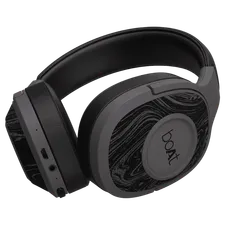 boAt Rockerz 550 Bluetooth Headphone without Mic (Dual Connectivity, Over Ear, Black)