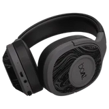 boAt Rockerz 550 Bluetooth Headphone without Mic (Dual Connectivity, Over Ear, Black)