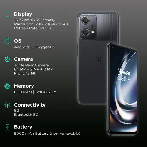 OnePlus Nord CE 2 Lite 8GB RAM and 128GB storage