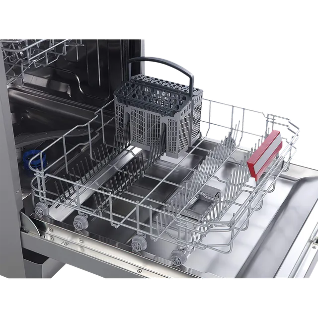 TOSHIBA 14 Place Settings Free Standing Dishwasher with Anti Bacterial Technology (Silver) Be the First One to Review - OPEN BOX