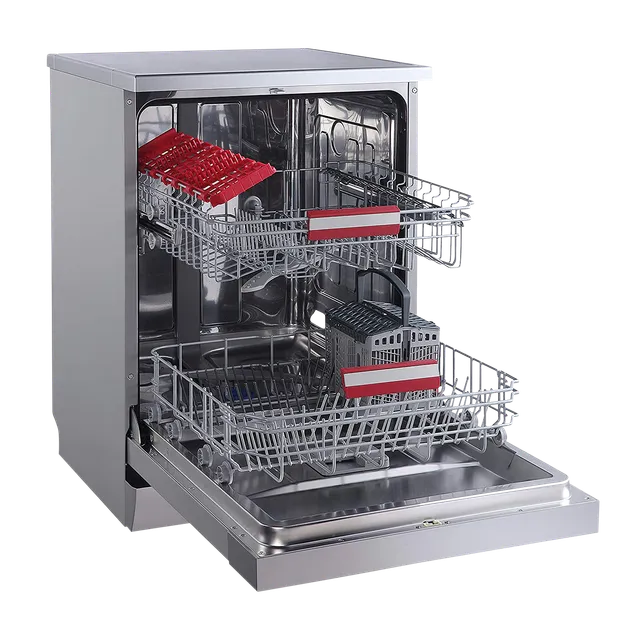 TOSHIBA 14 Place Settings Free Standing Dishwasher with Anti Bacterial Technology (Silver) Be the First One to Review - OPEN BOX