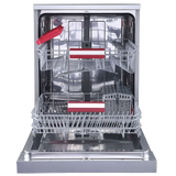 TOSHIBA 14 Place Settings Free Standing Dishwasher with Anti Bacterial Technology (Silver) Be the First One to Review - OPEN BOX
