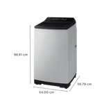 SAMSUNG 7 kg 5 Star Fully Automatic Top Load Washing Machine (WA70BG4441BYTL, Diamond Drum, Lavender Gray)