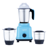 Croma 500 Watt 3 Jars Mixer Grinder (19000 RPM, Shock Proof Body, Blue) - OPEN BOX