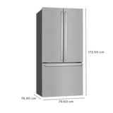 Electrolux UltimateTaste 700 524 Litres Frost Free French Door Refrigerator with NutriFresher Inverter Compressor (EHE5224C-A NIN, Arctic Silver) ( OPENBOX)