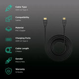 Croma 4K HDMI 2.0 Cable (Model: CRSP4KPACA266201)