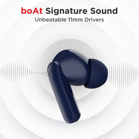 boAt Airdopes 138 Pro TWS Earbuds (Royal Blue)