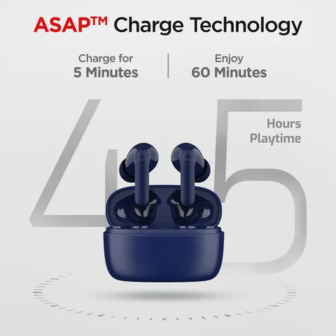 boAt Airdopes 138 Pro TWS Earbuds (Royal Blue)