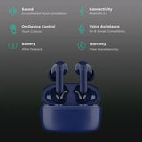 boAt Airdopes 138 Pro TWS Earbuds (Royal Blue)