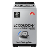 SAMSUNG 7 Kg 5 Star Inverter Fully Automatic Top Load Washing Machine (WA70BG4441YYTL, Ecobubble Technology, Lavender Grey)-OPEN BOX