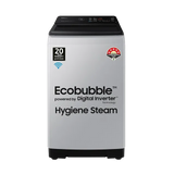 SAMSUNG 7 Kg 5 Star Wi-Fi Inverter Fully Automatic Top Load Washing Machine (WA70BG4582BYTL, Ecobubble Technology, Lavender Grey)- OPEN BOX