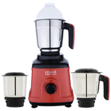 Croma 750 Watt 3 Jars Mixer Grinder (20000 RPM, Overload Protection, Red & Black) - OPEN BOX