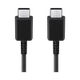 SAMSUNG Type C to Type C 3.2 Feet (1M) Cable (High Speed Data Transfer, Black)