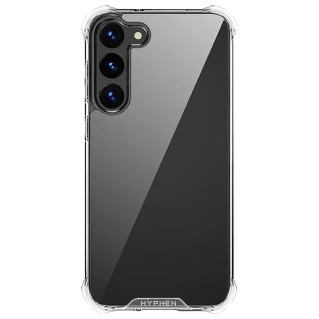 HYPHEN TPU Back Case & Tempered Glass for Samsung Galaxy S23 Ultra (Slip Resistant, Transparent) - OPEN BOX