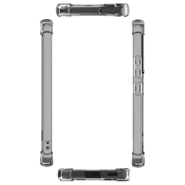 HYPHEN TPU Back Case & Tempered Glass for Samsung Galaxy S23 Ultra (Slip Resistant, Transparent) - OPEN BOX