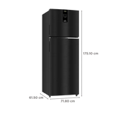 Whirlpool Intellifresh Pro 375 327 Litres 2 Star Frost Free Double Door Convertible Refrigerator with 6th Sense Technology (Grey) (OPENBOX)