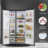 LG SBS 635L GL-L257CMCX MTBLK 3S