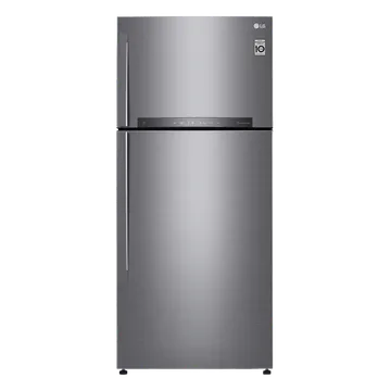 LG 506 Litres 1 Star Frost Free Double Door Refrigerator with Stabilizer Free Operation (GN-H702HLHM.APZQEBN, Platinum Silver)