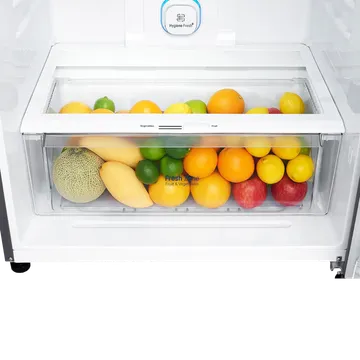 LG 506 Litres 1 Star Frost Free Double Door Refrigerator with Stabilizer Free Operation (GN-H702HLHM.APZQEBN, Platinum Silver)