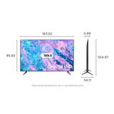 SAMSUNG Series 7 189 cm (75 inch) 4K Ultra HD LED Tizen TV with Crystal Processor