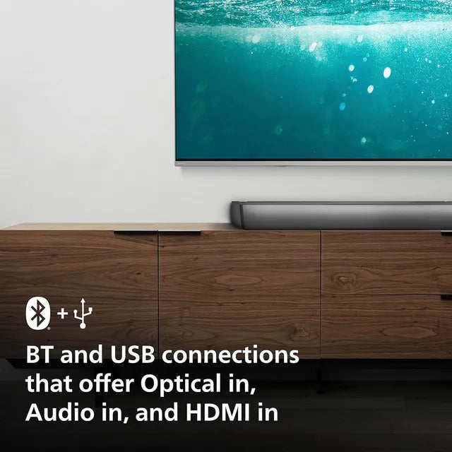 PHILIPS 620W Bluetooth Soundbar with Remote (Dolby Atmos, 3.1 Channel, Black) (OPENBOX)