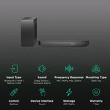 PHILIPS 620W Bluetooth Soundbar with Remote (Dolby Atmos, 3.1 Channel, Black) (OPENBOX)