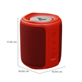 boAt Stone 358 10W Portable Bluetooth Speaker (IPX7 Water Resistant, Multi-Compatibility Modes, Stereo Channel, Rose Red)-OPEN BOX