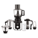roma 1000 Watt 5 Jars Mixer Grinder (20000 RPM, Inbuilt Overload Protection, Silver and Black) - OPEN BOX