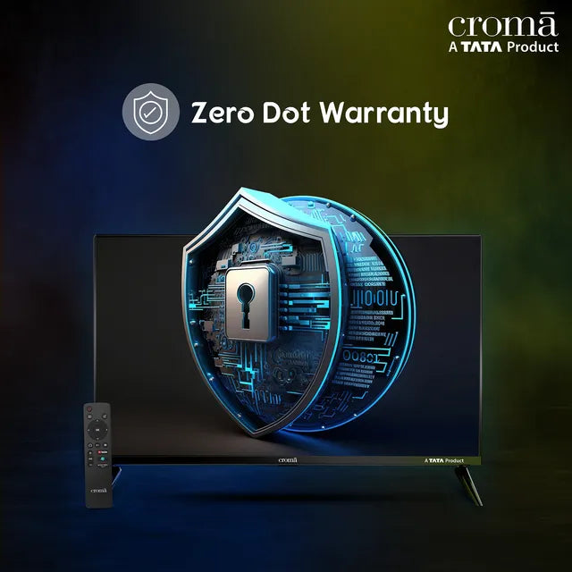 Croma 109 cm (43 inch) Full HD LED Smart TV with Bezel Less Display (CREL43FSD24601, 2023 Model)