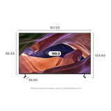 Sony 189.3 cm (75 inch) 4K Ultra HD LED Smart TV (75X82L)