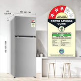 LG 246 Litres 3 Star Frost Free Double Door Convertible Refrigerator with Smart Diagnosis (GL-S262SPZX.DPZZEB, Shiny Steel)