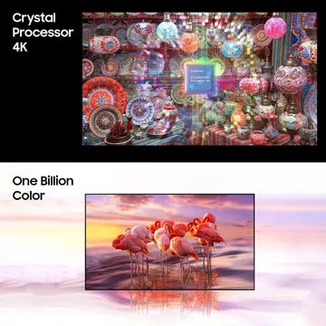 SAMSUNG CUE60 108 cm (43 inch) 4K Ultra HD LED Tizen TV with Crystal Processor 4K (2023 model)