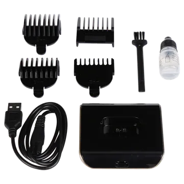 Croma 4 in 1 Rechargeable Cordless Wet and Dry Trimmer for Beard for Men (Self Sharpening Technology, Black)