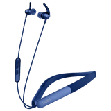Croma Neckband with Environmental Noise Cancellation (IPX4 Water Resistant, Dual Device Pairing, Blue)