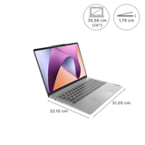 Lenovo IdeaPad Slim 5 14IAH8 Intel Core i5 12th Gen Laptop (16GB, 1TB SSD, Windows 11 Home, 14 inch WUXGA IPS Display, Cloud Grey, 1.46 KG) (OPENBOX)