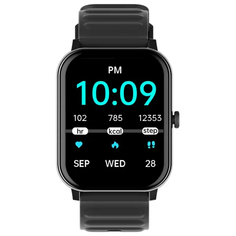 Croma Stride Smartwatch (Model: CRSWISCSWA029901, Black)