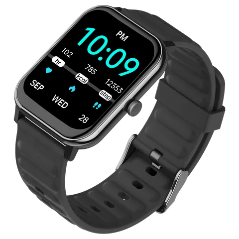 Croma Stride Smartwatch (Model: CRSWISCSWA029901, Black)