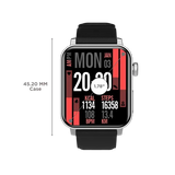 Croma Velocity AM Smartwatch (Model: CRSWAMCSWA029902, Silver)