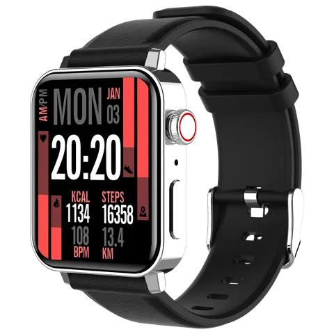 Croma Velocity AM Smartwatch (Model: CRSWAMCSWA029902, Silver)